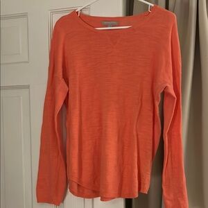 Banana Republic Women's Medium Orange Long Sleeve Light Sweater